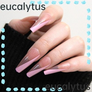 Eucalytus1 เล็บปลอม แบบกด DIY สําหรับตกแต่งเล็บ 24 ชิ้น