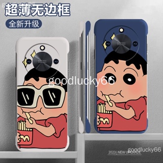 เคสโทรศัพท์มือถือแบบแข็ง บางมาก กันกระแทก ลายการ์ตูนชินจัง สําหรับ Honor x50 x50i Honor 90 Honor x50 x50i