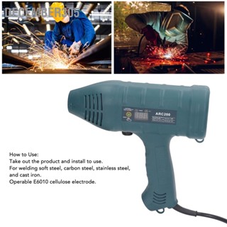 December305 เครื่องเชื่อมมินิ Electric ARC Welder MMA IGBT Inverter Welding Machine with Grounding Wire for Steel