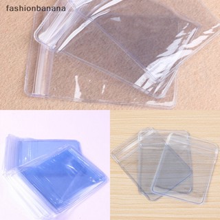 [fashionbanana] 100 ชิ้น พลาสติก PVC ใส กระเป๋าใส่เหรียญ เคสกระเป๋าสตางค์ ซองจดหมาย ใหม่ พร้อมส่ง