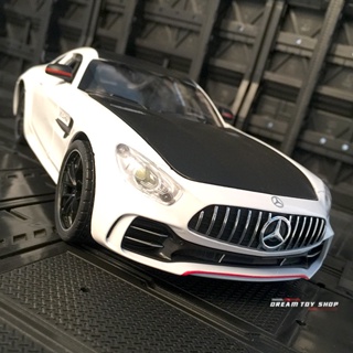 โมเดลรถยนต์ 1: 24 Mercedes GT แบบโลหะ เหมาะกับของขวัญสะสม ของเล่นสําหรับเด็กผู้ชาย