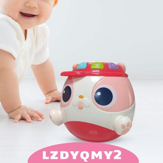 [Lzdyqmy2] ของเล่นกลอง โมโนเตสซอรี่ แบบโต้ตอบ เสริมการเรียนรู้เด็กทารก สําหรับคลาน และนั่ง