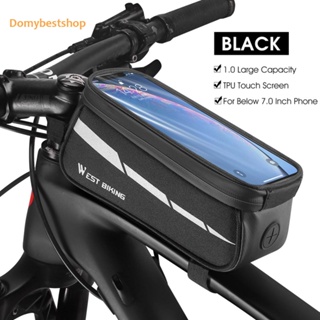 [Domybestshop.th] West BIKING กระเป๋าสะท้อนแสง หน้าจอสัมผัส สําหรับจักรยาน