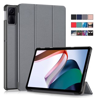 เคสแท็บเล็ตหนัง ฝาพับแม่เหล็ก พร้อมช่องใส่บัตร สําหรับ Redmi Pad SE Case 11 นิ้ว Xiaomi Redmi Pad SE 2023