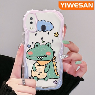 เคสโทรศัพท์มือถือ ซิลิโคนนุ่ม ใส กันกระแทก ลายการ์ตูนจระเข้น้อย สําหรับ Samsung galaxy A30 A20 A31 A32 M10s