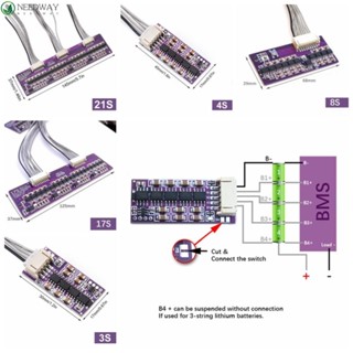 Needway บอร์ดสมดุลอีควอไลเซอร์ พลังงานแบ็ควอร์ด กระแสไฟสูง สําหรับแบตเตอรี่ลิเธียม ลิเธียม เหล็ก ฟอสเฟต