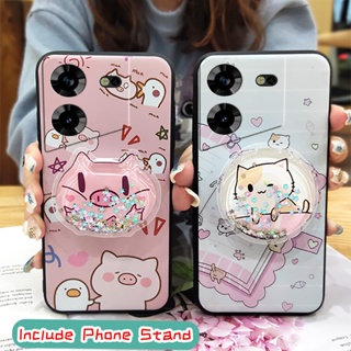 glisten protective Phone Case For Tecno Pova5 4G Fashion Design Kickstand Dirt-resistant Anti-dust TPU Anti-knock Cute Cartoon