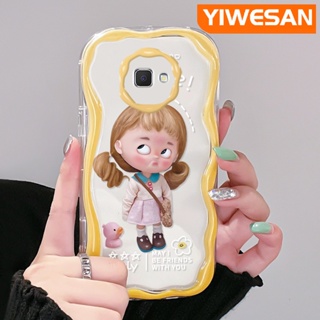 เคสโทรศัพท์มือถือ ซิลิโคนใส กันกระแทก ลายการ์ตูนเด็กผู้หญิงน่ารัก สีสันสดใส สําหรับ Samsung J7 Prime J7 Prime 2 J2 Prime