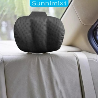 [Sunnimix1] หมอนรองคอ แบบนิ่ม ระบายอากาศ แบบพกพา สําหรับรถยนต์