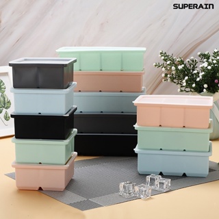 (super) ถาดซิลิโคนใส หนา 4/6/8 ช่อง สําหรับทําน้ําแข็ง DIY