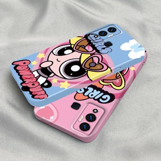 เคสโทรศัพท์มือถือ PC แข็ง ลาย The Powerpuff Girls สไตล์เกาหลี สําหรับ Infinix Hot 12 Play Hot 10 Play 11 9 Note 12 Smart 6 TECNO Pova Neo