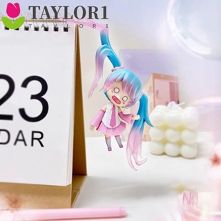 Taylor1 โมเดลฟิกเกอร์ PVC อนิเมะนักร้องเสมือนจริง เวอร์ชั่น Q สําหรับตกแต่งรถยนต์