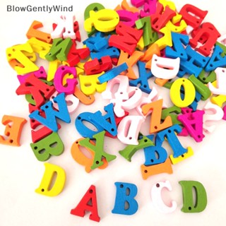 Blowgentlywind ตัวอักษรตัวเลข หลากสี ของเล่นเสริมการเรียนรู้เด็ก 100 ชิ้น ต่อชุด BGW