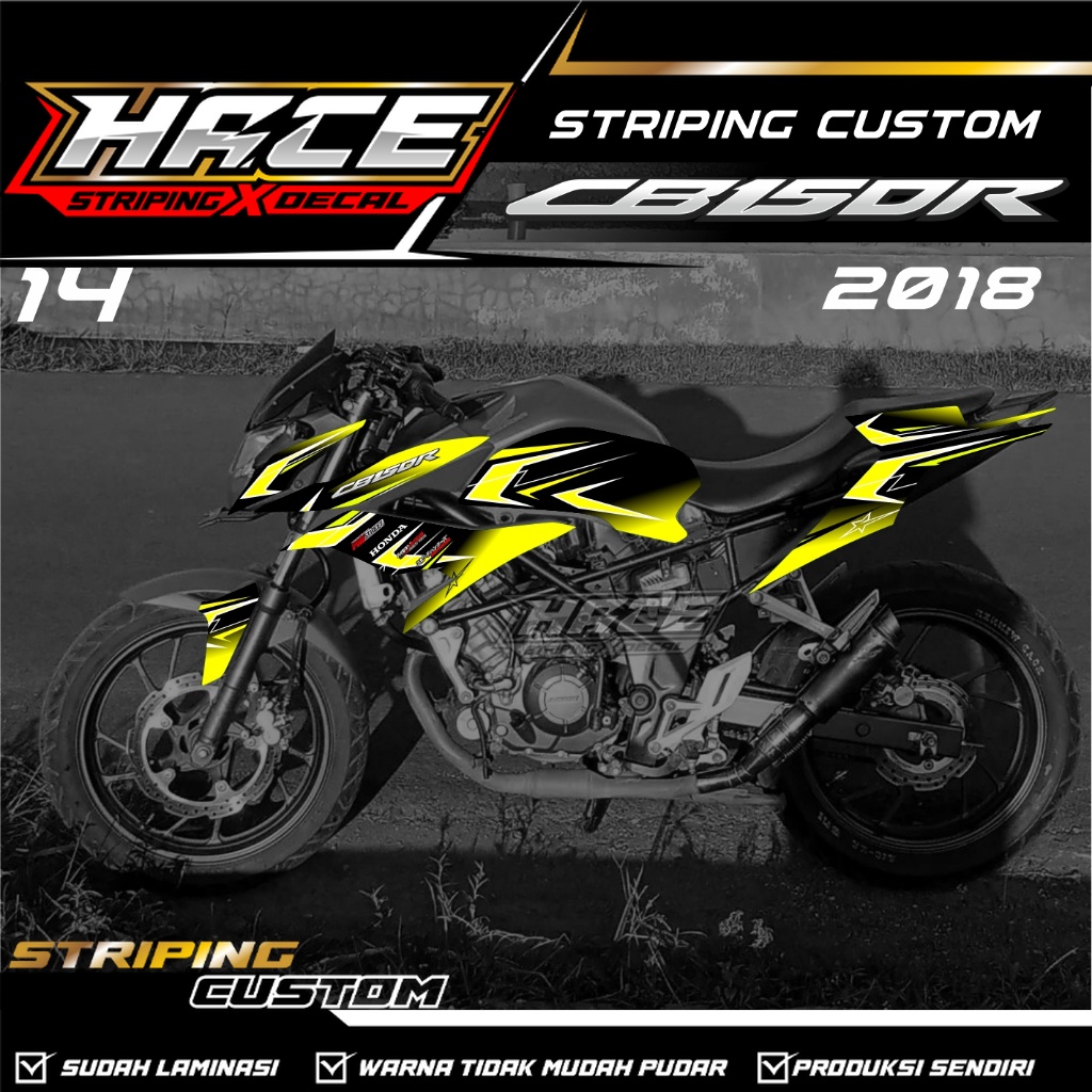 STRIPING CB 150r v3 2018 - สติ๊กเกอร์ STRIPING CB 150r v3 2018 LIST VARIANT 14