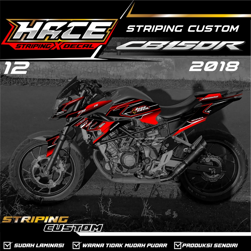 STRIPING CB 150r v3 2018 - สติ๊กเกอร์ STRIPING CB 150r v3 2018 LIST VARIANT 12