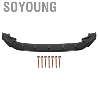 Soyoung Glossy Black Front Bumper Lip Spoiler Fit for Volkswagen Golf MK7/MK7.5 GTD/GTI R Refit Maxton Style Splitter 2013-2020