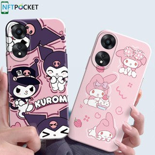 เคสโทรศัพท์มือถือแบบแข็ง กันกระแทก ลาย Kuromi Melody สําหรับ OPPO A16 A16K A54 A76 A92 A93 A94 Reno 7 7Z 8T F11 Pro 4G 5G