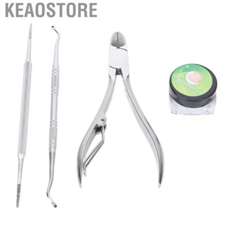 Keaostore 4pcs Ingrown Toenail Correction  Kit Corrector EJJ