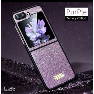 Luken เคสโทรศัพท์มือถือ กันกระแทก ลายกลิตเตอร์ หลากสี สําหรับ Samsung Galaxy Z Flip 3 4 5 Flip5 Flip4 Flip3 5G