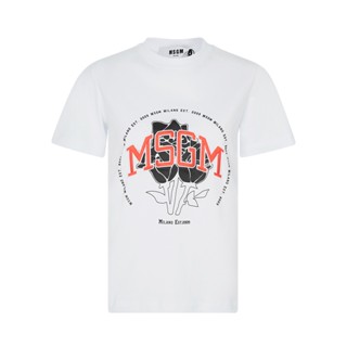 Mscm ผู้ชาย &amp;#039;s And women&amp;#039เสื้อยืดลําลอง ผ้าฝ้าย แขนสั้น คอกลม พิมพ์ลาย สําหรับผู้ชาย