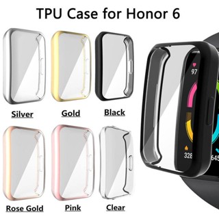 เคสนาฬิกาข้อมือ TPU แบบนิ่ม ป้องกันหน้าจอ สําหรับ Honor Band 7 6 GS3 Huawei Band 6 Pro 7