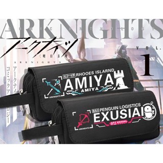 Arknights Tomorrows Ark game theme surrounding students new stationery box pencil bag stationery supplies leisure campus large capacity กล่องดินสอ เครื่องเขียน