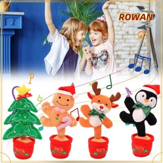 Rowans ตุ๊กตาเต้นรํา ร้องเพลง และบันทึก สําหรับตกแต่งบ้าน คริสต์มาส