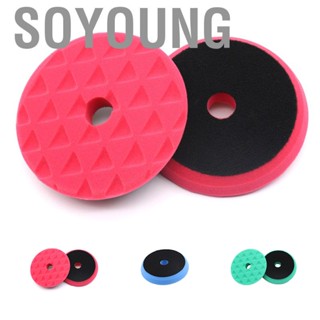 Soyoung Car Polishing Pad Polisher Machine Waxing Buffing Cleaning Drill Adapter Triangle Sponge Disk