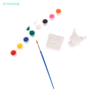 &lt;Arichsing&gt; Lps Cat ของเล่นสัตว์เลี้ยง สุนัข แมว ขนสั้น เพ้นท์มือ สีขาว พร้อมเครื่องมือ สําหรับลดราคา