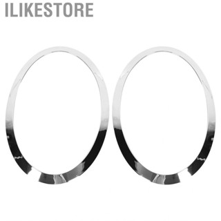 Ilikestore Headlight Trim Ring  Silver 51137300632 Left Right 1pair Chrome Bezel for Cooper F55 F56 F57