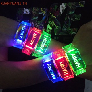 Xuan สายรัดข้อมือไฟ Led สําหรับตกแต่งปาร์ตี้คริสต์มาส งานแต่งงาน ปีใหม่