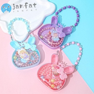 Janfat กล่องพลาสติก แฮนด์เมด สําหรับใส่เครื่องประดับ ต่างหู สร้อยคอ DIY