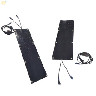 【VARSTR】Snow Melting Mat Heated Walkway Mat 10x30in(26x76cm) Connectable w/ Power Cord