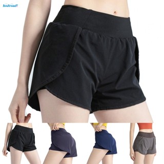 【HODRD】Women Lightspeed Dry Pants Side Pockets Breathable Loose Casual Yoga Shorts【Fashion】