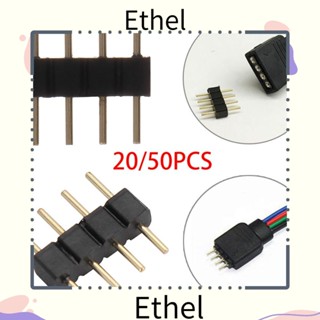 Ethel1 อะแดปเตอร์ปลั๊กไฟ Led ตัวผู้ สําหรับ 3528 5050 Smd 4-Pin 20 50 ชิ้น