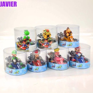 Javier โมเดลฟิกเกอร์ PVC รูปการ์ตูนอนิเมะ Super Mario Bowser ของเล่นสําหรับเด็ก