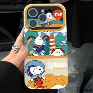 เคสโทรศัพท์มือถือนิ่ม ลายการ์ตูนสนูปปี้ สําหรับ Iphone 7p 14pro 13pro 12 max11 NTX9