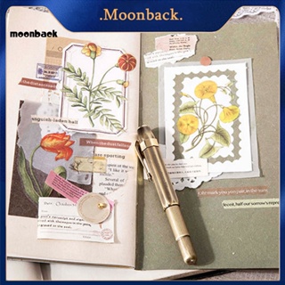 &lt;moonback&gt; สติกเกอร์ PET ลายดอกไม้ สําหรับตกแต่งสมุดภาพ 30 ชิ้น ต่อถุง Colorfast