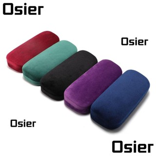 Osier1 กล่องแว่นตากันแดด ผ้ากํามะหยี่ ป้องกันแรงดัน สีพื้น สําหรับผู้หญิง