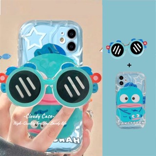 เคสโทรศัพท์มือถือ กันกระแทก ลายปลาน่าเกลียด พร้อมที่ตั้งวาง สําหรับ iPhone XR 15 14 13 11 12 Pro Max 8 7 6 6s Plus SE 2020 XS Max