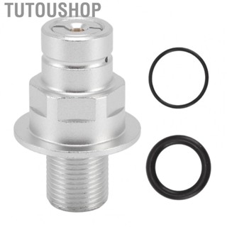 Tutoushop Adapter Aluminium CO2 Adapter Well Sealed For Soda Making