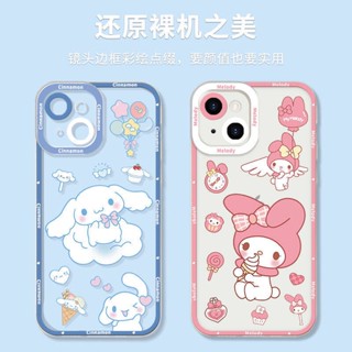 เคสโทรศัพท์มือถือ แบบใส บางพิเศษ ลายการ์ตูน Cinnamoroll น่ารัก สําหรับ OPPO RENO 8 7 6 Z 2 3 5G PRO 4 PRO se 5 k FindX3 Lite 7 R11 S R15X K1 R17