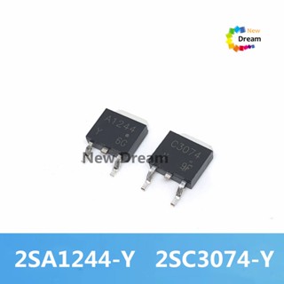 วงจรรวม TO-252 2SA1244-Y 2SC3074-Y A1244-Y C3074-Y (A1244 C3074) 10 ชิ้น