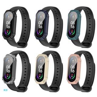 Win 2-in-1 ฟิล์มกันรอย กันน้ํา แบบเปลี่ยน สําหรับ Mi Band 6 5 4