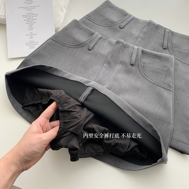 กระโปรงทรงเอ เอวสูง ทรงสลิมฟิต แฟชั่นสําหรับผู้หญิง - รูปที่ 4