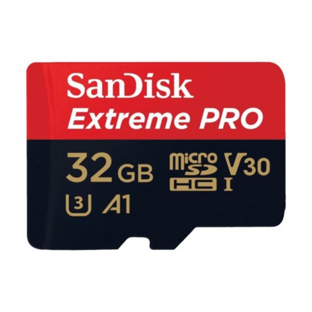 SanDisk 32 Extreme Pro MicroSD Memory (ไมโครเอสดีการ์ด) รองรับภาพ 4K ประกัน Lifetime โดย Synnex