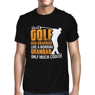 oversize T-shirt เสื้อยืด พิมพ์ลาย Golf Grandad Like A Normal Grandad คุณภาพสูง สวมใส่สบาย S-5XL