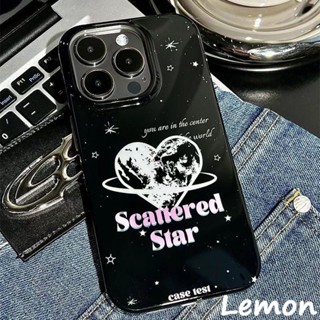 [Lemon] เคสโทรศัพท์มือถือ TPU แบบนิ่ม ลายดาวเคราะห์ สําหรับ 14pro 14promax 13 13pro 13promax 11 12 12pro 12promax XR XSMAX 7P 8P