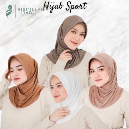 Bergo Sport / Hijab Sport Sports Hijab