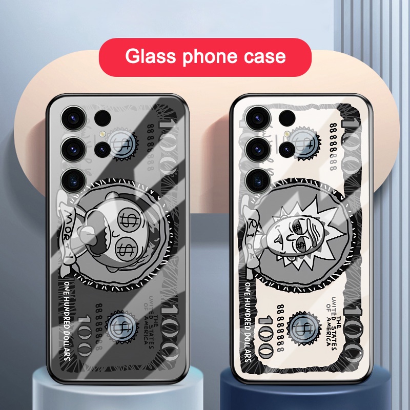 ปลอก Samsung Galaxy S23 Ultra S21 S20 FE S23 Plus S20 S22 S21 S22 Ultra 5G Crazy Scientist Dollar กร